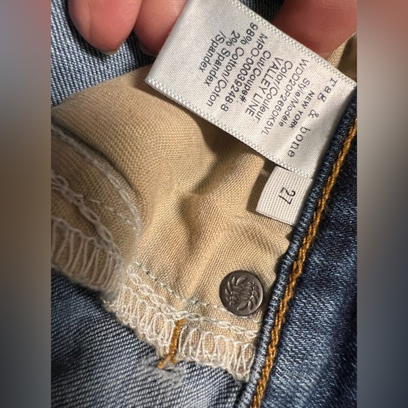 Rag & Bone Cate Mid-Rise Skinny Women’s Jeans, Size 27, Color Valley Line. - Picture 12 of 16